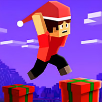 Gra Parkour Block Christmas