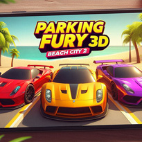 Gra Parking Fury 3D: Beach City 2