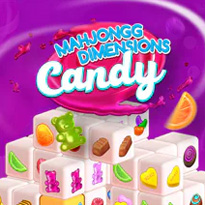 Gra Mahjong Dimensions Candy