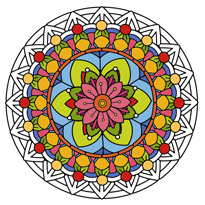 Gra Mandala Coloring Book
