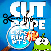 Gra Cut the Rope: Experiments